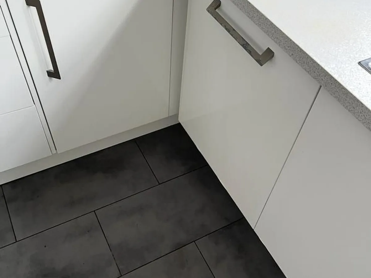 Kitchen floor after cleaning