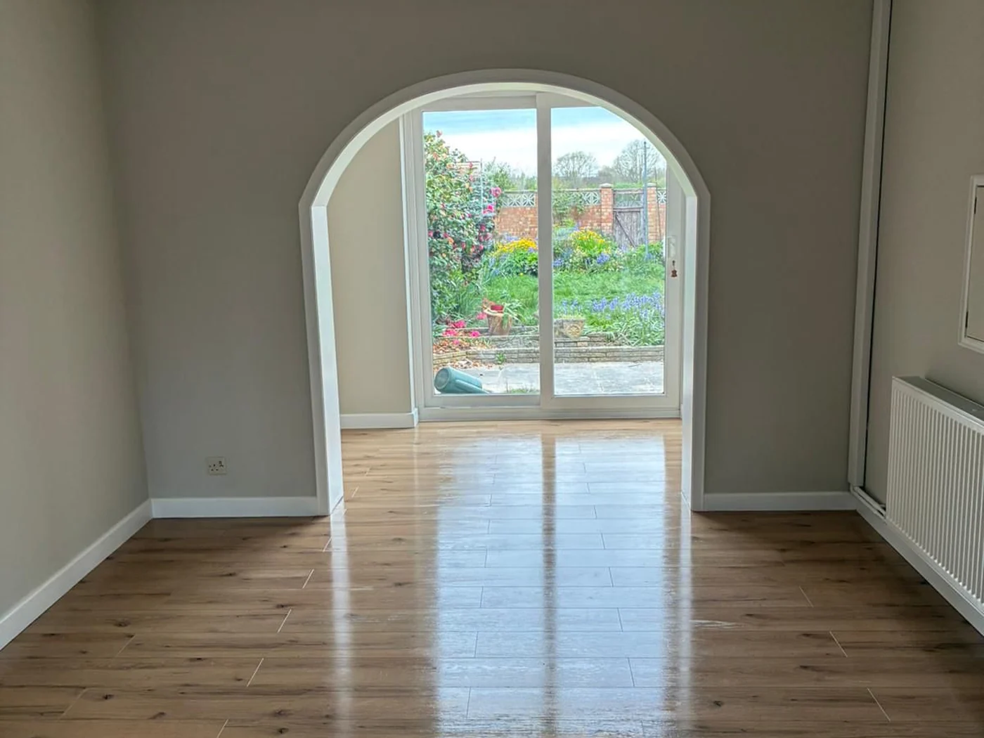 A cleaned room in Hackney
