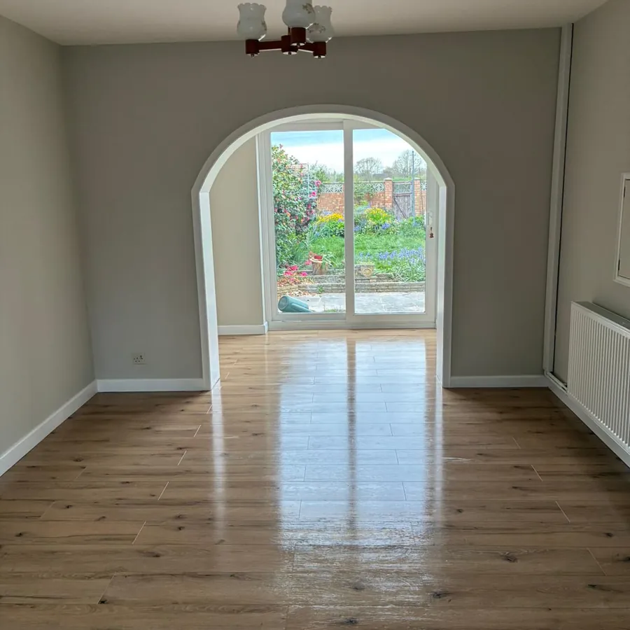 After builders cleaning